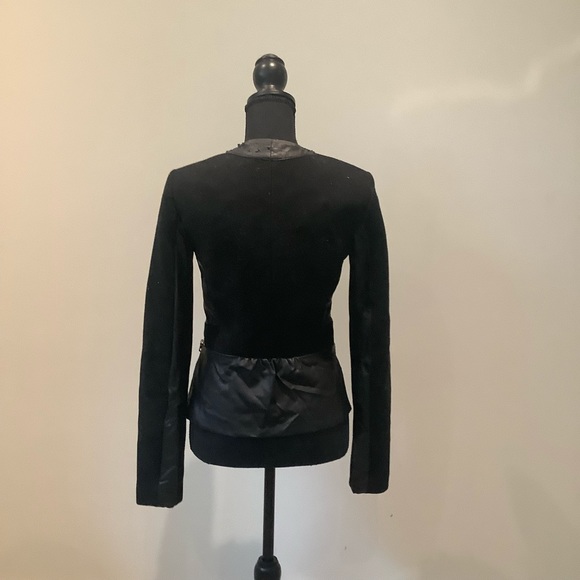 Zara Bomber jacket with a little leather with rip but still in good condition. - Picture 2 of 6